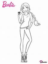 Barbie Coloring Pages Printable Colouring Cute Bubakids Kids Girls Books sketch template