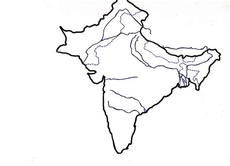 india map coloring page