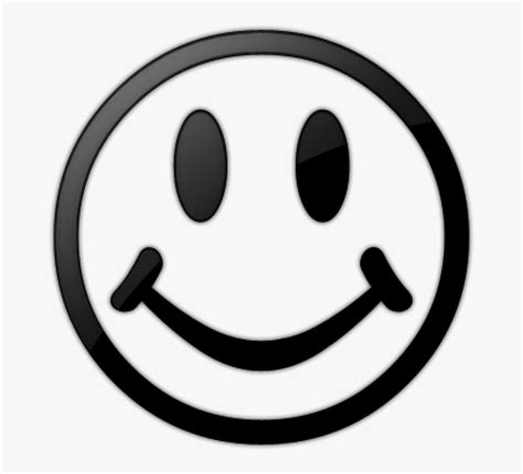 smiley face clip art black  white  rectangle circle