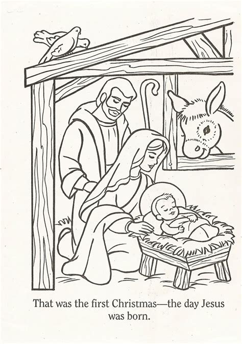 nativity coloring pages nativity coloring christmas coloring pages