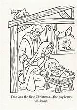 Lds Nativity Heavenly Christ Visit sketch template