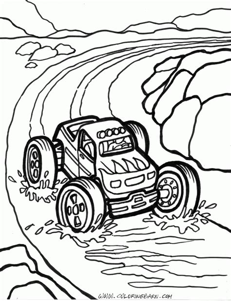 dragon monster truck coloring pages clip art library
