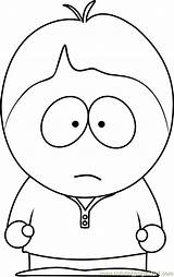 Coloring South Park Bradley Biggle Coloringpages101 Pages sketch template
