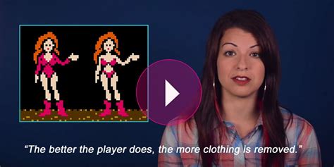 why do video games make nearly naked women the reward for winning