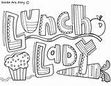 Coloring Pages School Lunch Lady Appreciation Classroom Week Teacher Community Doodles People Sheets Thank Doodle Gifts Nurse Nurses Popular Classroomdoodles sketch template