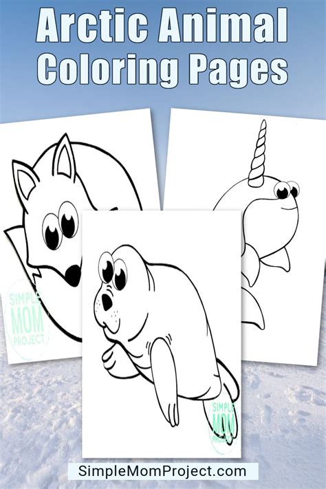 printable arctic animal templates animal coloring pages arctic