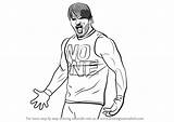 Styles Aj Drawing Draw Wrestlers Step Wrestling Getdrawings Tutorials sketch template
