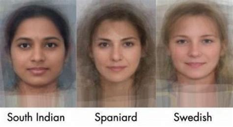 the average face of different nationalities do you see