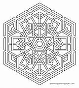 Coloring Pages Mandala Sacred Geometric Geometry Labyrinth Print Celtic Hard Snowflake Printable Color Imgur Patterns Cross Pattern Meditations Geometri Azcoloring sketch template