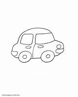 Coloring Preschool Pages Sheets Cars Printable Transportation sketch template