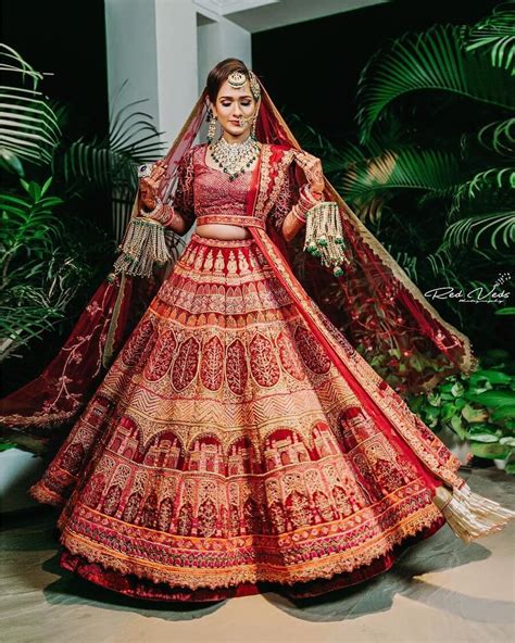 10 Stunning Red Bridal Lehengas To Have Perfect Look At