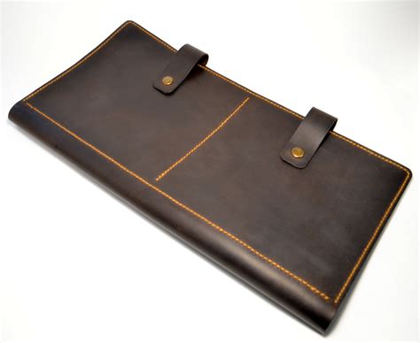 leather checkbook cover  multiple checkbooks  checkbooks handmade
