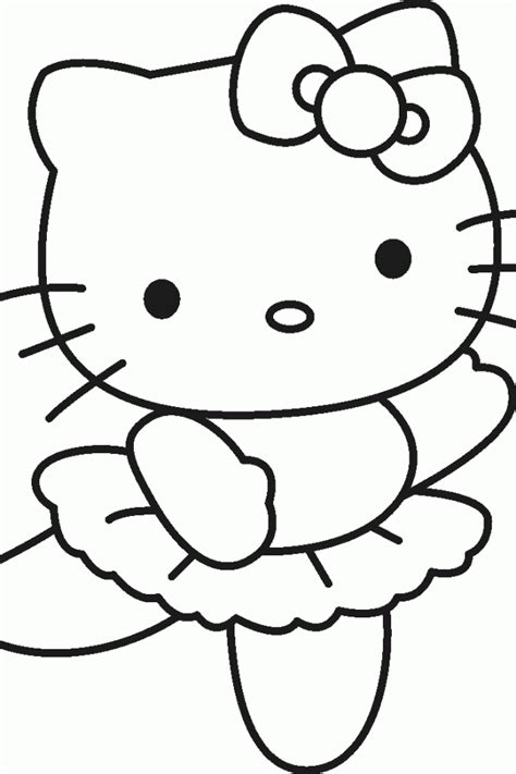 kitty characters coloring pages coloring home