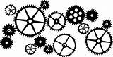 Gears Steampunk Gear Cogs Clock Clipart Coloring Drawing Cog Vector Drawings Pages Printable Colouring Clip Cliparts Buyers Works Designlooter Getdrawings sketch template