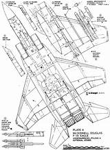 Drawing Eagle Mcdonnell Douglas Jet Plans Getdrawings Model Details Print Aerofred Fighter sketch template