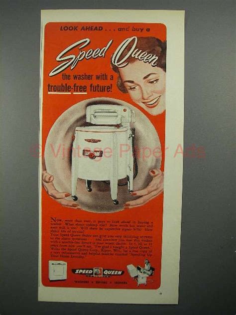 aq  speed queen washing machine advertisement troub speed queen speed queen washing