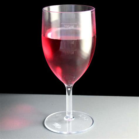 Reusable Wine Glass 125ml 175ml And 250ml Ce Stamped