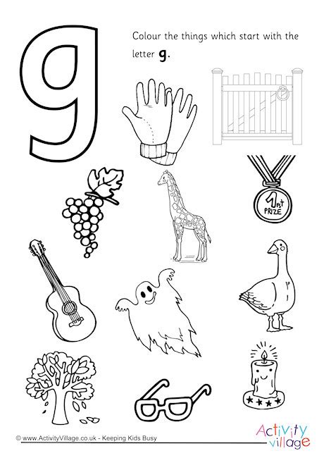 start   letter  colouring page