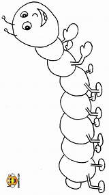 Caterpillar Printable Colouring Toddlers sketch template