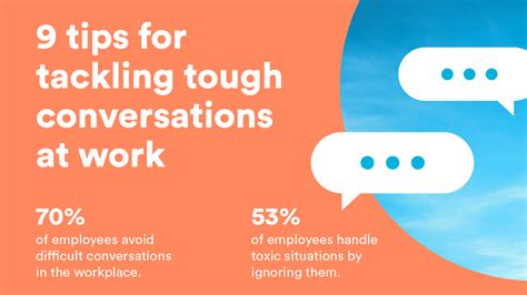 managing difficult conversations  work  valuable tips infographic