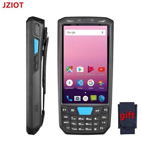 jziot  lte android rugged terminal pda gps handheld barcode scanner  mah  high