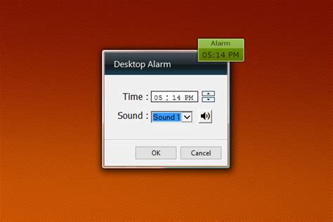 desktop alarm windows  gadget wingadgets