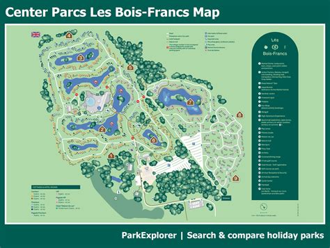 center parcs lodge map