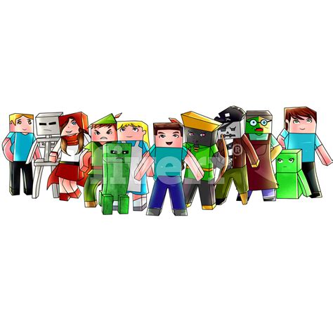 drawing minecraft characters    clipartmag
