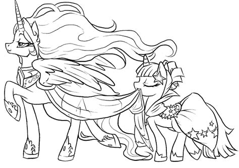 printable   pony friendship  magic coloring