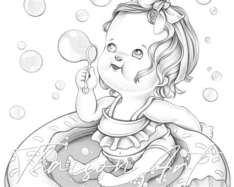 bubbles downloadable coloring page coloring page  etsy