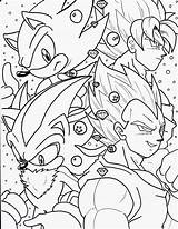 Sonic Coloring Pages Dark Para Colorear Goku Popular Library Clipart Template Coloringhome sketch template