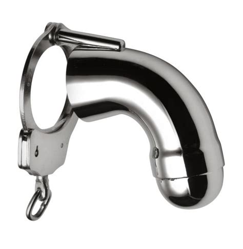 stainless steel chastity cock cuff on literotica