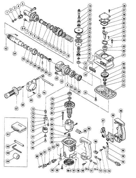 hitachi dhye parts list hitachi dhye repair parts oem parts  schematic diagram