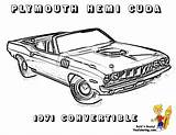 Coloring Plymouth Muscle Barracuda Car Pages Cars Cuda Yescoloring Gto Pontiac 153kb 1200 sketch template