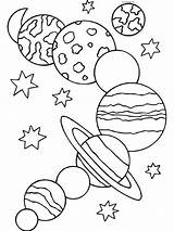 Coloring Solar System Pages Printable Educational Kids sketch template