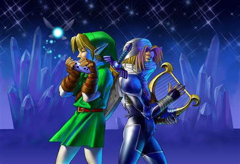 ocarina  time official art    zelda universe