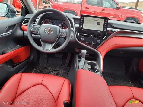 Toyota Camry Xse V6 Red Interior