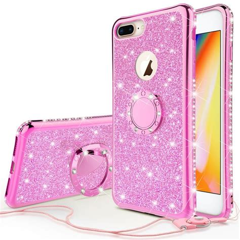 Apple Iphone 8 Case Iphone 7 Case Glitter Cute Phone Case Girls