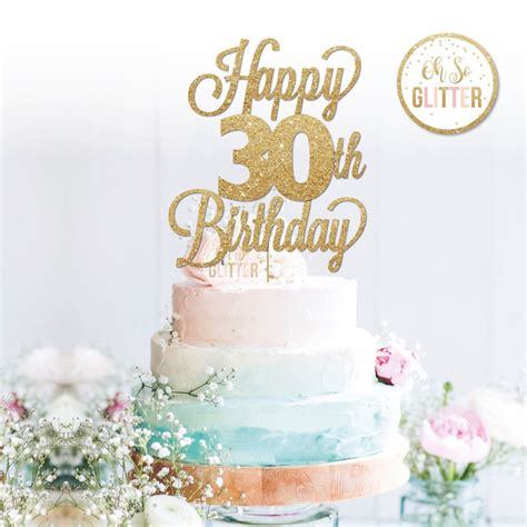 happy  birthday variety  ages cake topper   glitter