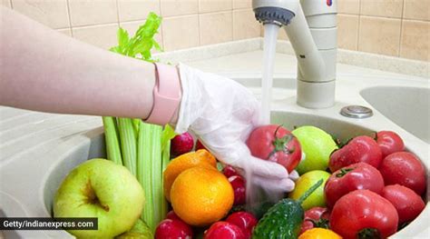 cleaning fruits  vegetables    check  fssai