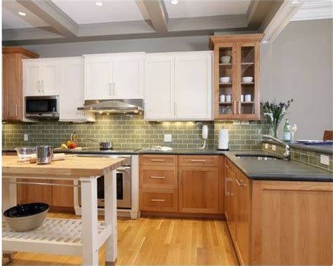 popular  wood kitchen cabinets centsational style