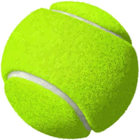 tennis ball yellow  vector graphic  pixabay