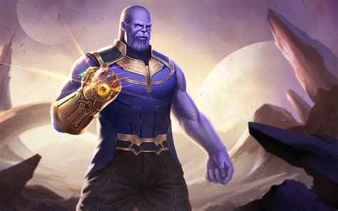 thanos infinity gauntlet artwork  hd  wallpapers images