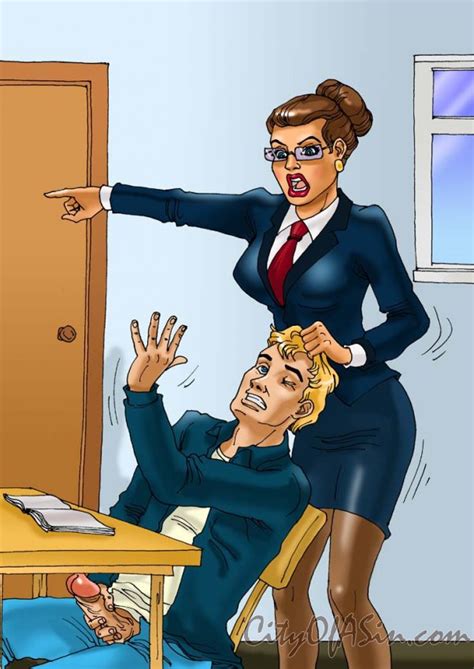 hot blonde teacher gets fuckign herd by her cartoon sex picture 1