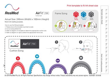 airfit  sizing guide