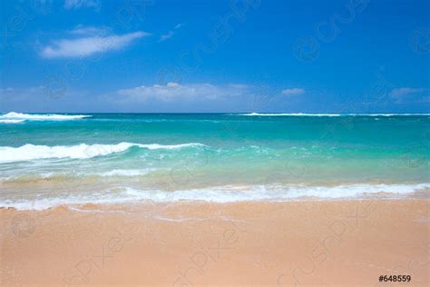 peaceful beach scene stock photo  crushpixel