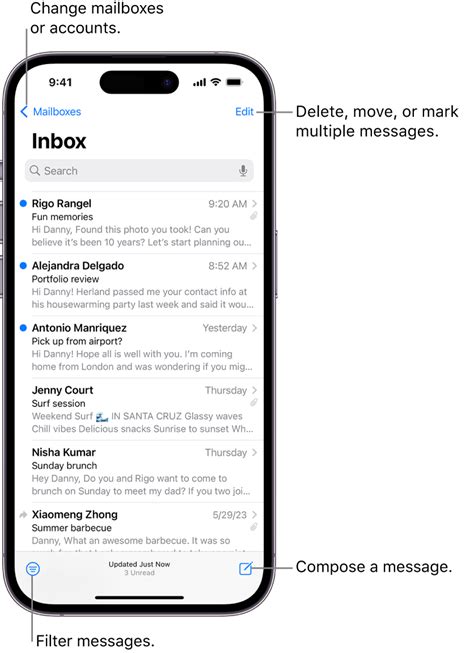 check  email  mail  iphone apple support