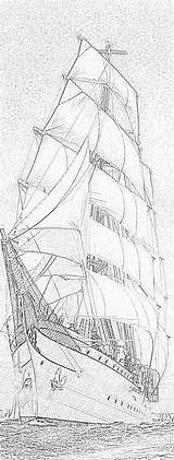 Coloring Ships Sailing Pages Filminspector sketch template
