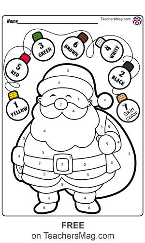 christmas worksheets  preschool teachersmagcom