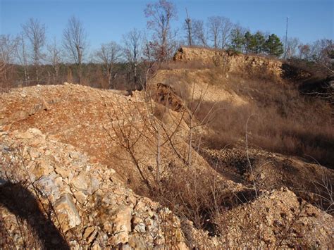 barren landscape   rock quarry notes   hollow